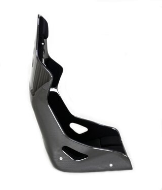 Recaro Podium CF - Driver Side - Large - Carbon + Black Perlon Velour Pads - Track or Street