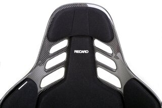 Recaro Podium CF - Driver Side - Large - Carbon + Black Perlon Velour Pads - Track or Street