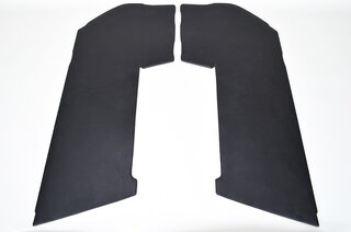 Türverkleidungssatz 911 68-71 Kunstleder schwarz Flechtnarbe original Porsche mit Abschlußkeder L+R