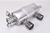 Klappen-Abgasanlage "Brombacher" 991.2, 200 Zellen HD Kats, Carbon-Blenden (nur PSE)