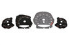Instrument Face Set 991.2 GT3 RS - Black / Grey Tach - PDK - MPH - OEM Orange Tickmarks