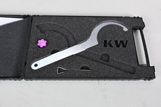 KW Doppelfeder-Gewindefahrwerk Variante 3, Inox - 997 GT2 / RS ( Mit PASM )