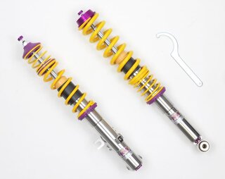 KW Doppelfeder-Gewindefahrwerk Variante 3, Inox - 965