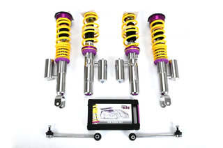 KW Doppelfeder-Gewindefahrwerk Variante 3, Inox - 997 C4 / C4S, Turbo ( Coupe - OHNE PASM )