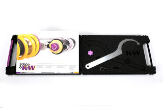 KW Doppelfeder-Gewindefahrwerk Variante 3, Inox - 997 C4 / C4S, Turbo ( Coupe - OHNE PASM )