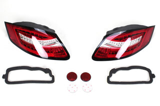 LED Taillight Set 987.1 Boxster / Cayman - Red / Crystal - European ECE Approved for Street Use - E4
