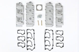 FVD Brombacher Complete Upper & Lower Billet Valve Cover Set | Porsche 964 | Silver