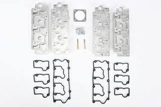 FVD Brombacher Complete Upper & Lower Billet Valve Cover Set | Porsche 964 | Silver