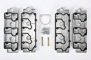FVD Brombacher Complete Upper & Lower Billet Valve Cover Set | Porsche 964 | Silver