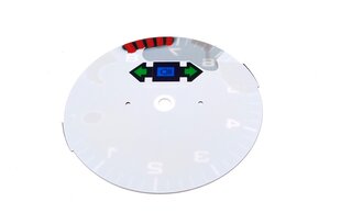 Fond de compte-tours rouge indien 964/993 (sport jusqu'à 8600 T/mn sans fenêtre pour ordinateur