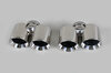 Jeu de sorties 997 ( 3,6L ) "S-Look" Ø 2x 90mm ( Non S )