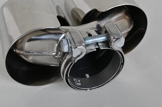 Jeu de sorties 997 ( 3,6L ) "S-Look" Ø 2x 90mm ( Non S )