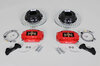 Sport Brake System - Rear - Brembo GT - 4 Piston - Drilled - 345 x 28 mm, caliper red