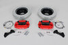 Sport Brake System - Rear - Brembo GT - 4 Piston - Drilled - 345 x 28 mm, caliper red