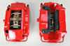 Sport Brake System - Rear - Brembo GT - 4 Piston - Drilled - 345 x 28 mm, caliper red