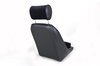 Classic RS Sport Seat - Black Leather Bolsters / Black Corduroy Inserts