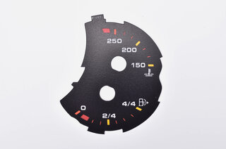 Jeu de cadrans noir/DZM en Racing Yellow 991.2 GT3 switch mp/h avec tableau de bord rouge/orange/ja