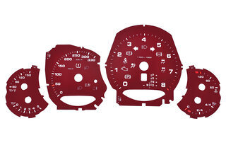 Instrument Face Set 991.2 - Bordeaux Red - PDK - KPH