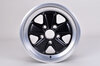 6x16 ET36 Classic-Design Felge Matt Schwarz/Poliert - TÜV