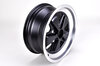 Classic-Design Wheel - 7x16 ET23.3 Black + Polished Lip