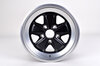 Classic-Design Wheel - 7x16 ET23.3 Black + Polished Lip