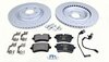 Bremsenservice-Kit komplett - HA Macan Sport (PET 17" - Bremssattel silber, rot, schwarz  )
