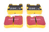 Jeu plaqettes course "EBC Yellowstuff"  (avec homologation route)