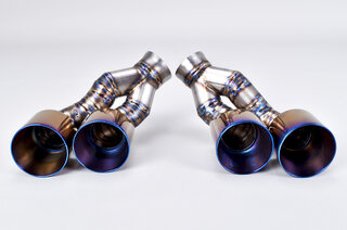 Exhaust Tips 997.2 S  - Brombacher Edition - Titanium - Dual Round