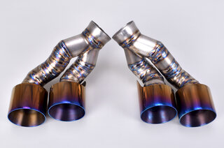 Exhaust Tips 997.2 S  - Brombacher Edition - Titanium - Dual Round