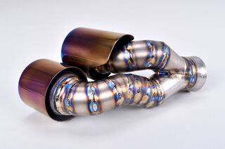 Exhaust Tips 997.2 S  - Brombacher Edition - Titanium - Dual Round