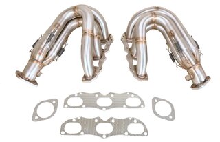 Long Tube Bypass Race Header Set 981 Cayman and Boxster - Cargraphic