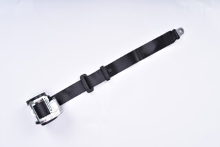 Three-point seat belt black