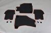 Floor Mat Set 997.1 / 997.2 - Genuine - Terracotta - Logo - Left Hand Drive - with Bose Sound System