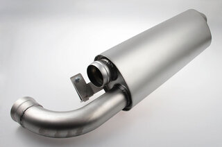 Klappen-Mittelschalldämpfer "Brombacher" TÜV (ABE), mit Fernbedienung