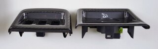 Carbonbezug für 964/993, 3tlg. 1x Handbremswanne, 2x Schalterblende (vorab angelieferte Teile)