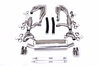 Valved Sport Exhaust System 964 - 100 Cell Sport Cats - Dual Outlet - With Heat - Oval Tips