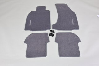Floor Mat Set 997.1 / 997.2 - Genuine - Stone Grey - Logo - Left Hand Drive - with Bose Sound System