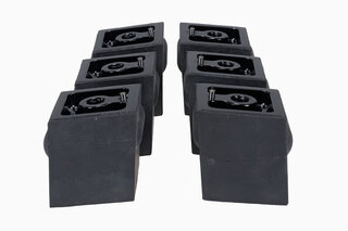 Bonded rubber buffer engine/ transmission mount (Set = 6 pieces)
