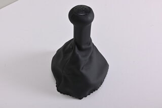 Gearshift knob with boot leather black 968/ CS - 6-speed