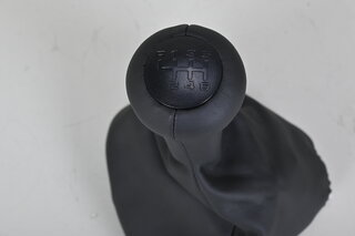 Gearshift knob with boot leather black 968/ CS - 6-speed