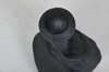 Gearshift knob with boot leather black 968/ CS - 6-speed