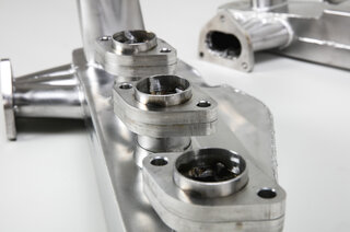Abgasanlage "Brombacher 911 3.2L 1 x Endrohr 100 Zellen Kat Export Edelstahl, mit Wärmetauscher