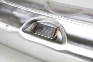 Abgasanlage "Brombacher 911 3.2L 1 x Endrohr 100 Zellen Kat Export Edelstahl, mit Wärmetauscher
