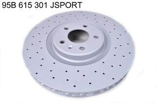 Bremsscheibe gelocht " Sport Z " links VA 18 Zoll ( 360 x 36cm )
