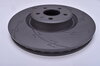 Brake disc sliced " Black Z " right front 18" ( 345 x 30cm )