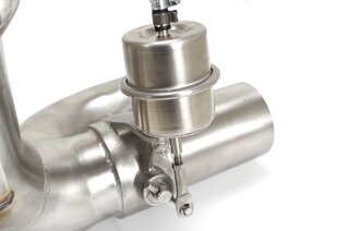 Seitenschalldämpfer-Bypass für OE Klappen ESD auf Krümmer 997 GT3/RS, nur 3.6 L, 07-09