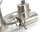 Seitenschalldämpfer-Bypass für OE Klappen ESD auf Krümmer 997 GT3/RS, nur 3.6 L, 07-09