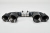 Sorties "Brombacher" 997.2 Turbo (4 x 90/100mm) noir