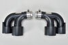 Sorties "Brombacher" 997.2 Turbo (4 x 90/100mm) noir