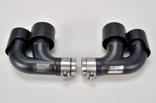 Sorties "Brombacher" 997.2 Turbo (4 x 90/100mm) noir